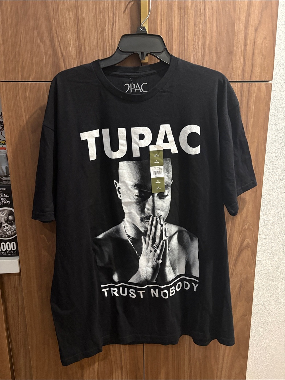 Tupac Black Graphic Tee - Trust Nobody
